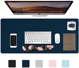 SYGA Desk Pad Protector Waterproof PU Desk Mat Blotters on Desktop Laptop Computer Gaming Keyboard Mouse Pad Non-Slip Desk Writing Mat Cover for Office & Home 90CM * 45CM