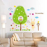 SYGA PVC Vinyl Wall Stickers for Living Room Self Adhesive Stickers (Kindergarten Classroom) - Multi Color