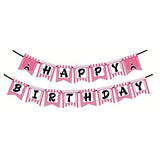 Syga Happy Birthday Banner With Eiffel Tower Banner