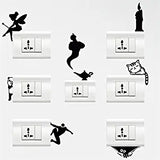 SYGA Set of 7 Decorative Beautiful Modern Art Kids Room Switch Board Stickers