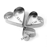SYGA 12 Pieces Cookie Cutter Stainless Steel Cookie Cutter with Different Shape