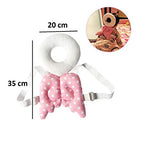 SYGA 1 Piece Baby Toddlers Head Protective, Adjustable Infant Safety Pad for Baby_Pink Wings