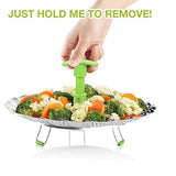 SYGA Large Stainless Steel Steamer Basket for Vegetable/Insert for Pots, Pans (7.25"-11")