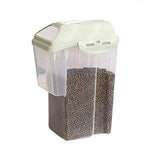 SYGA 1 Piece Korean Style Multipurose Kitchen Container for Grains Spices Jar_Green