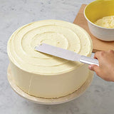 SYGA Straight Icing Spatula Stainless Steel Handle Cake Decorating Frosting Spatulas (8 inch)