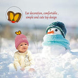SYGA Winter Caps Woolen Knitted Cap for Kids Babies Ski Beanie Hat Double Dual Ears Beanie Cap for Girls Boys for 6 Months - 3 Years
