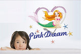 SYGA Pink Dream Kids Room Decor Wall Stickers Decals Design A_OUSS