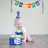 Syga Half Month, 1/2 Month Baby Birthday Banner of Birthday Party Decoration Photo Shoot Banner - Multicolor
