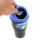 SYGA Office Home and Vehicle Car Auto Garbage Trash Can(Blue)