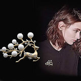 SYGA Brooch Pin Fashion Crystal Rhinestone Jewellery Pin Vintage Accessories Decoration Clothing Bouquet Brooches for Bridal Women Girl