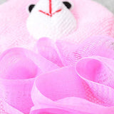 SYGA Bunny Face Cartoon Bathing Gloves Children Cartoon Bath Towel Baby Bath Gloves(Pink)