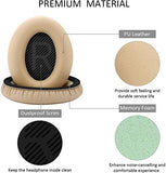 SYGA Headphone Replacement Ear Cushion Pads Compatible with Bose Quiet Comfort QC15 QC25 QC35 AE2 AE2i AE2 AE2-W (Beige)