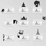 SYGA Set of 9 Decorative Beautiful Modern Art Switch Board Stickers