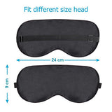 SYGA 3D Sleep Eye Mask Blindfold, Luxury Silky Contoured Eye Cover_Set 4