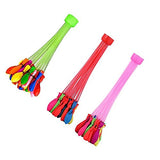 SYGA Fast Fill Magic Self Tying Bunch Tie Multi Colored Magic Water Balloons