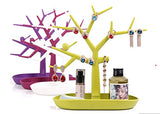 SYGA White Tree Design Jewelry Rack Display Stand Holder Organizer for Earrings Necklace Ring