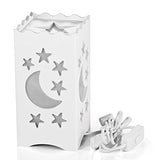 SYGA Moon Star Design Table Lamp (25 x 10 x 10, White)