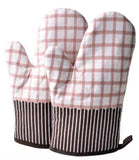 SYGA Set of 2 Cotton Outer,Protection & Internal Polyester High Temperature Microwave Insulation Baking Gloves(Beide)