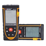 SYGA Digital Laser Distance Measuring Tape Tool, Distance Measuring Meter, Yellow - 120m (Colour & Design May Vary)