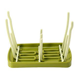 SYGA Foldable Baby Bottle Drying Racks Feeding Cup Nipple Storage Shelf Stand Holder (Green)