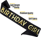 SYGA Party Sash Favor Decoration Party Accessories - Birthday Black