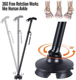 SYGA Folding Walking Stick with LED Light Magic Cane to Get Around Easier in The Dark Walking Canes for Men, Adjustable Collapsible Canse with Rubber Feet for Men and Women