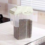 SYGA 1 Piece Korean Style Multipurose Kitchen Container for Grains Spices Jar_Green