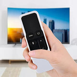 SYGA Apple TV 4K 4th 5th Generation Protective Case Siri Remote Controls Case Cover Skin, Silicone Skidproof Cover of Protection for TV 4 4K Remote Controller - White