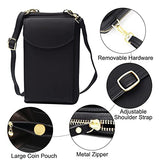 Syga PU Leather Hanging Wallet for Women, Forever Hengsheng Collection - Black