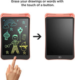 SYGA LCD Writing Pad, 12 inch Kids Doodle & Scribble Boards Erasable Writing Tablet for Kids Adults, Light Pink