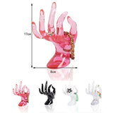 SYGA Ring Holder Hand Shape Plastic Jwellery Stand