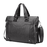 SYGA Mens Messenger Bag Waterproof Leather Computer Laptop Bag Vintage Briefcase Business Satchel Shoulder Bag Luxury Look Gift for Men and Women