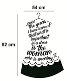 SYGA Creative Dress Shape Wall Quote Hanger Wall Stickers