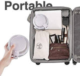 SYGA 600 ml Electric Tea Kettle Collapsible Electric Travel Kettle Dual Voltage Food Grade Silicone