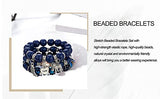 SYGA Bohemia Multilayer Bracelet, Retro Bracelet Set, Elastic Tassel Bracelet, Stackable Bracelet for Boy and Girl, Party, Holiday, Beach Accessories