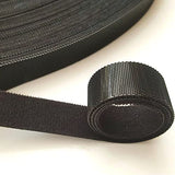 SYGA SYGA Nylon Double Sided Wellkro Tape, Hook and Lock Tape, Sew-on Power Wire Management Fastening Tape Cable Tie for Interlocking, Apparel, Home Textile, Industrial Use and More- 1mx 15mm (Black) 10Pcs