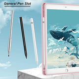 SYGA Flip Case Cover for Apple iPad 10.2" 7th Generation/ 8th Gen 2020 with Pen Holder, Pink