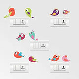 SYGA Set of 10 Multicolor Decorative Beautiful Modern Art Switch Board Stickers