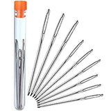 SYGA Large-Eye Needles Stainless Steel Yarn Knitting Weaving Stringing Sewing Needles Darning Needle Crafting Crochet Projects - 9 Pieces