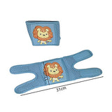 SYGA Baby Knee Pads for Crawling, Knee Safety Protector, Stretchable Anti-Slip Padded Elastic Soft Cotton Breathable Comfortable Knee Cap for Kids-Blue Assorted Colour