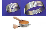 SYGA Cake Adjustable Stainless Steel Mousse Mould Multi Layer Cake Slicer Cutter
