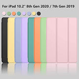 SYGA Flip Case Cover for Apple iPad 10.2" 7th Generation/ 8th Gen 2020 with Pen Holder, Pink