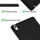 SYGA Cases for iPad Pro 12.9 Inch 2020 (5th/4th Gen) Flip Cover with Pencil Holder, Black