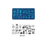 SYGA 1 Piece QJ-L31 Style Nail Plates Nail Art Image Stamping Plates Nail Sticker