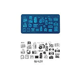 SYGA 1 Piece QJ-L31 Style Nail Plates Nail Art Image Stamping Plates Nail Sticker