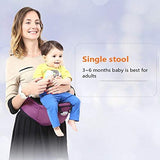 SYGA Baby Hip Seat Carrier with 2 Carry Positions, for 6 to 36 Months, Max Weight Up to 20 Kgs (Blue)