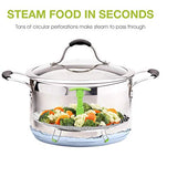SYGA Large Stainless Steel Steamer Basket for Vegetable/Insert for Pots, Pans (7.25"-11")