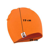 Syga Small Plain Knitted Baby Cap - 3 to 12 Month, Orange