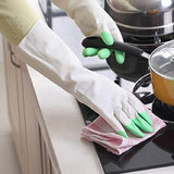 SYGA Multipurpose Kitchen Cleaning Cooking Gloves_Green