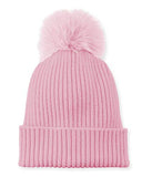 SYGA Baby Hats for Spring Winter, Woolen Pom Pom Plain Printed Caps for Kids Babies for 1-3 Years